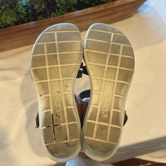 Ecco Women's‎ Felicia Brandy Coffee Mahogany Leather Sandal size 8 - Picture 6 of 7